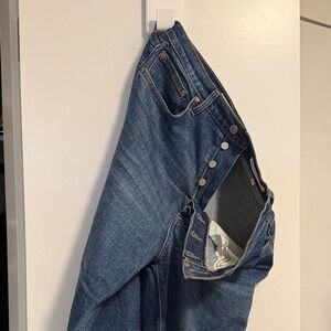 Denim Forum Women's Blue Straight Leg Jeans